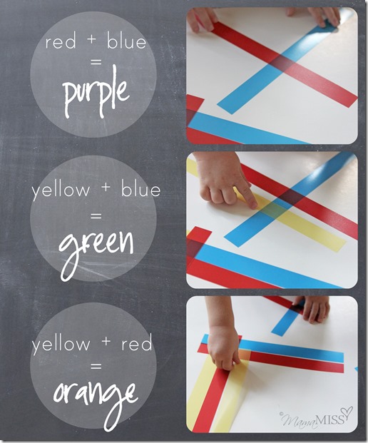 Color Recognition - a simple way to learn primary & secondary colors | Mama Miss #colors #preschool #kindergarten #colorwheel