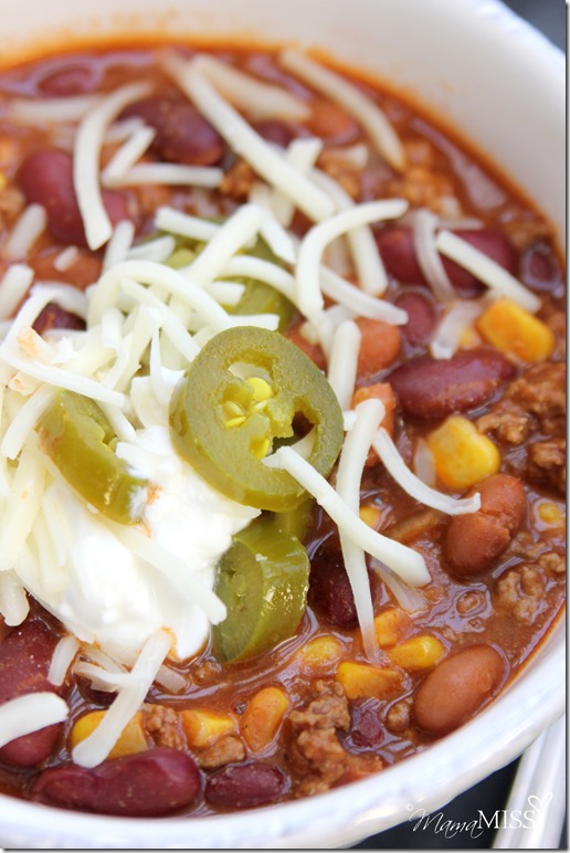 My Favorite Chili | Mama Miss #chili #fall #quickmeal