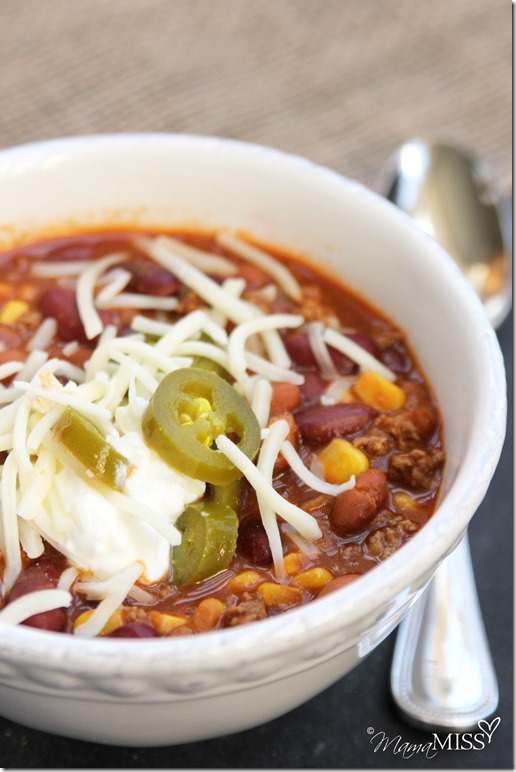 My Favorite Chili | Mama Miss #chili #fall #quickmeal