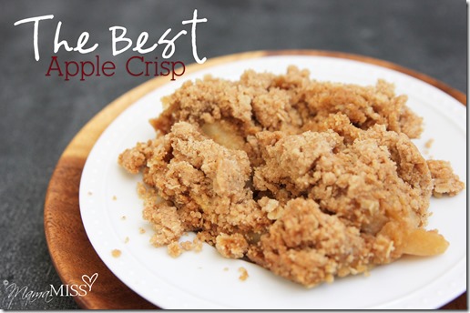 The Best Apple Crisp | Mama Miss #apple #cake #fall #crumb