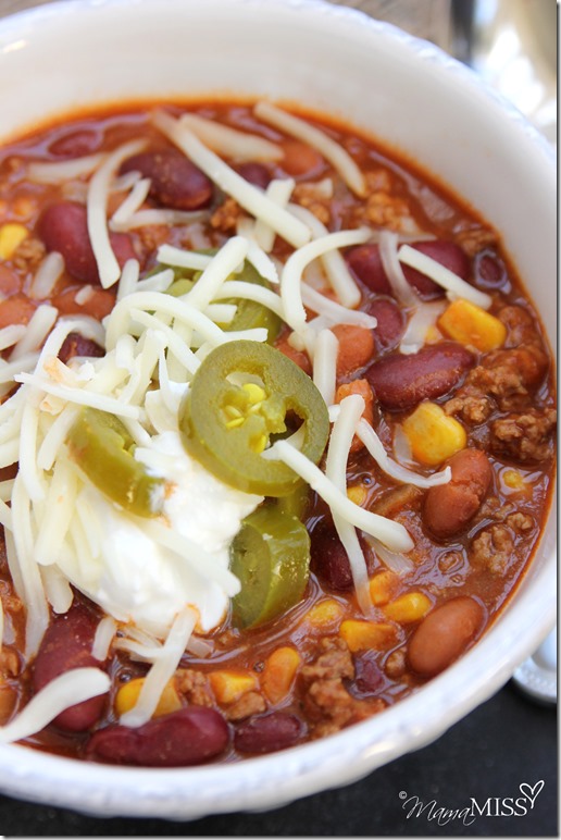 My Favorite Chili | Mama Miss #chili #fall #quickmeal