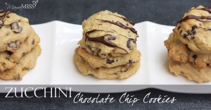 Zucchini Chocolate Chip Cookies | Mama Miss #zucchini #dessert #bake #squash