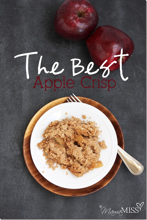 The Best Apple Crisp | Mama Miss #apple #cake #fall #crumb