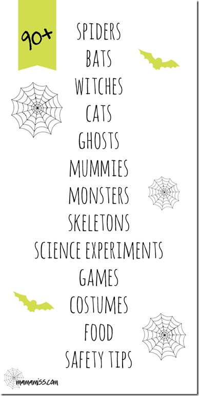 Non-Scary Crafts & Activities – Creepy Crawlies | Mama Miss #kidhalloween #ghosts #spiders #kidcrafts #kbn