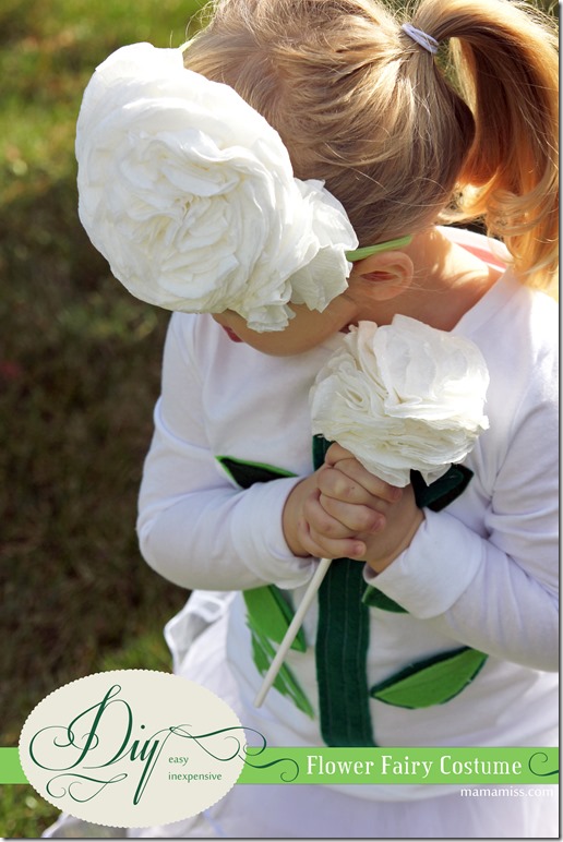 Flower Fairy Costume | Mama Miss #halloween #diy #CottonelleTarget #PMedia #ad