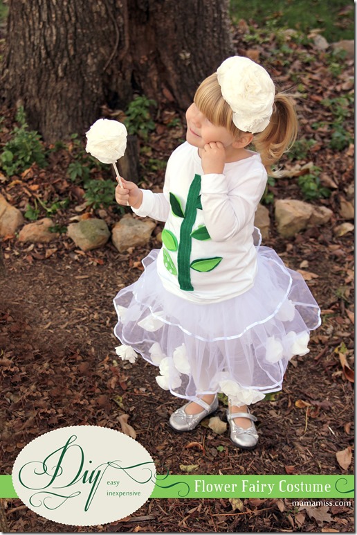 Flower Fairy Costume | Mama Miss #halloween #diy #CottonelleTarget #PMedia #ad 