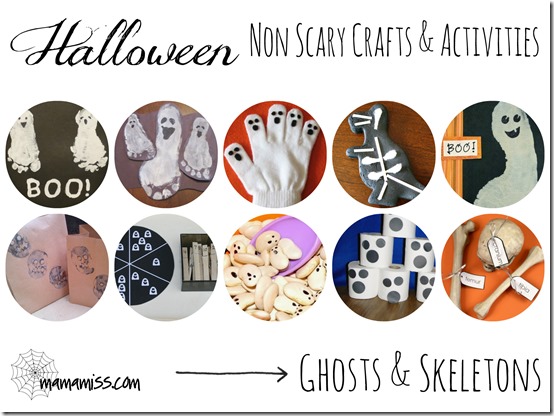 Non-Scary Crafts & Activities – Creepy Crawlies | Mama Miss #kidhalloween #ghosts #spiders #kidcrafts #kbn