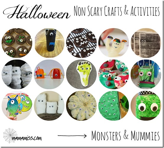 Non-Scary Crafts & Activities – Creepy Crawlies | Mama Miss #kidhalloween #ghosts #spiders #kidcrafts #kbn