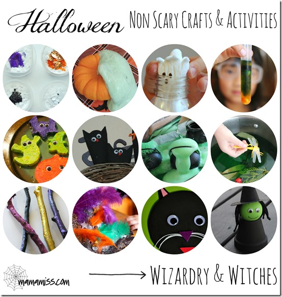Non-Scary Crafts & Activities – Creepy Crawlies | Mama Miss #kidhalloween #ghosts #spiders #kidcrafts #kbn
