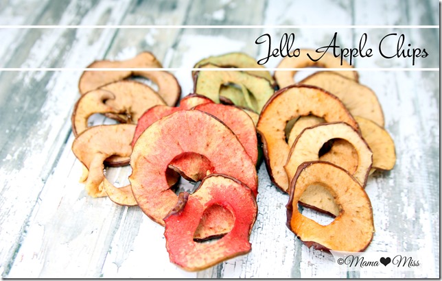 Jello Apple Chips | Mama Miss #funfood #jello #healthyfood #fallfood