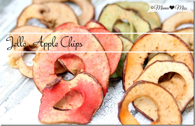 Jello Apple Chips | Mama Miss #funfood #jello #healthyfood #fallfood