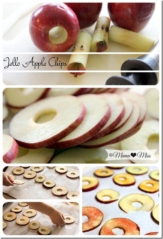 Jello Apple Chips | Mama Miss #funfood #jello #healthyfood #fallfood