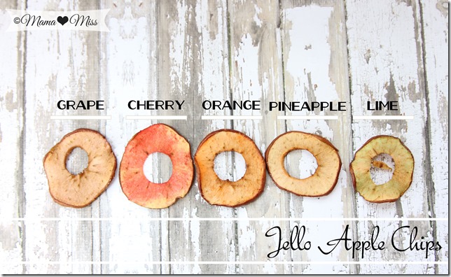 Jello Apple Chips | Mama Miss #funfood #jello #healthyfood #fallfood