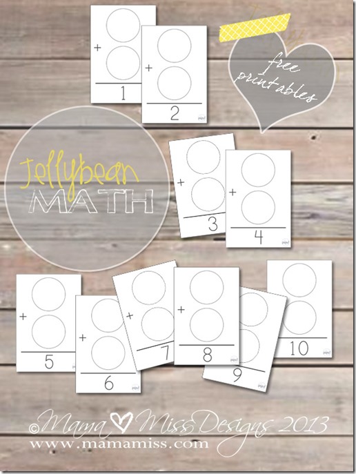 Jellybean Math | Mama Miss #learningfun #homeschool #preschoolmath #candy #halloween