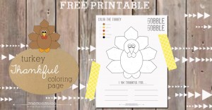 Turkey Thankful Coloring Page | @mamamissblog #freeprintable #thanksgivingforkids #colorbynumber