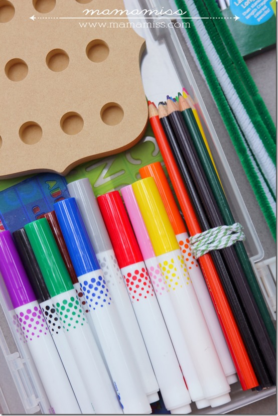 DIY little artists gift box | @mamamissblog #DIYgift #kidart #giftidea