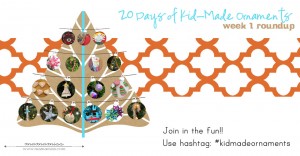 20 Days of a Kid-Made Ornaments Week 1 | @mamamissblog #kidmadeornaments #kidmadechristmas