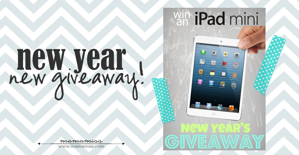 New Year - New Giveaway | @mamamissblog #giveaway #ipadmini