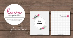 graphic prints for frame & iPhone: Just Love & Love Wins | @mamamissblog #valentinesday #freeprintables #iPhonewallpaperfree #justlove #lovewins