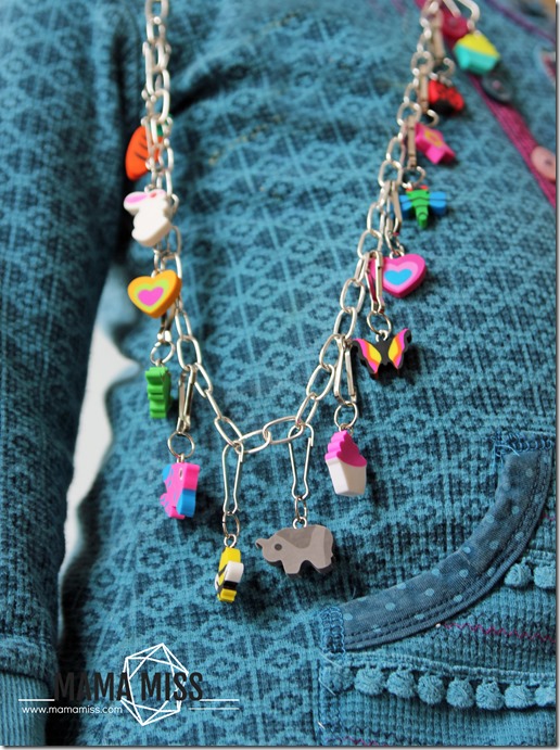 Do you remember?!  DIY Inspired: Eighties Charm Necklace | @mamamissblog #eightiesstyle #retro #eightiesfashion