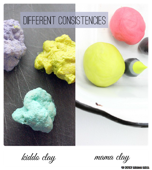 chléb Clay Flower / @mamamissblog #crafts #kidcrafts # diy # bread