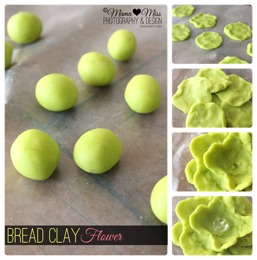 Bread Clay Flower | @mamamissblog #crafts #kidcrafts #diy #bread