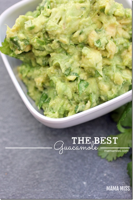 The Best Guacamole | @mamamissblog #guac #avocado #sidedish