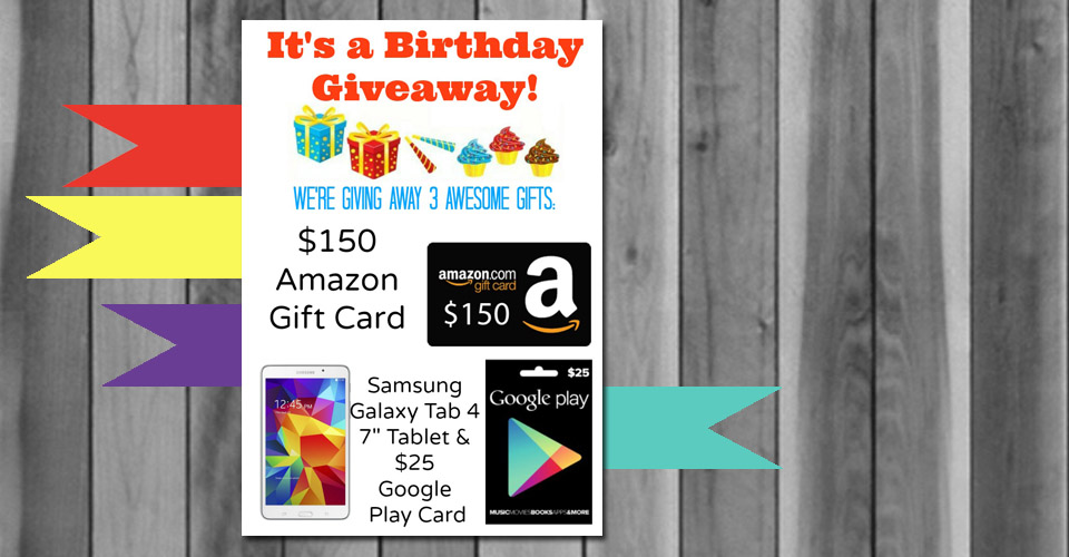 BLOGIVERSARY | @mamamissblog #giveaway #blogiversary #amazon #google