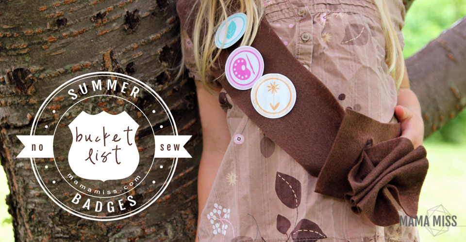 Summer Bucket List - Badges | @mamamissblog #bucketlist #meritbadges #summer