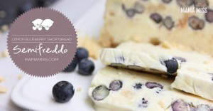 Lemon Blueberry Shortbread Semifreddo | @mamamissblog #semifreddo #icecream #summertreat #froyo