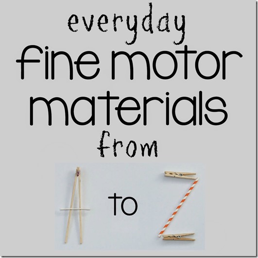 Everyday Fine Motor Materials from A to Z - Buttons | @mamamissblog #finemotor #buttons #playmatters