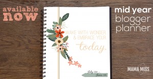 2014-2015 MID YEAR Blogger Planner, Calendar, and Menu Planner | @mamamissblog #bloggertools #organize #midyearplanner