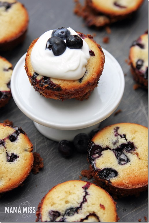 Blueberry Biscoff Custard Muffins | @mamamissblog #brunch #breakfast #muffinlove