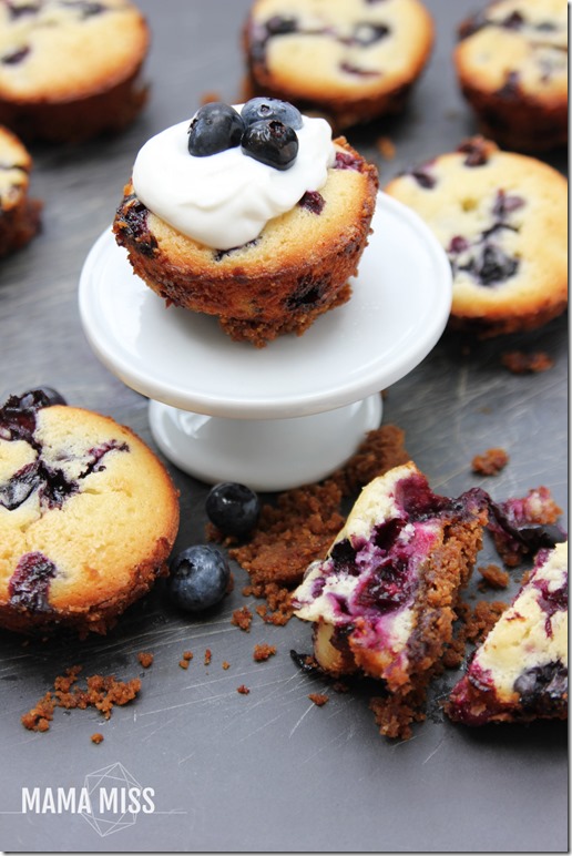 Blueberry Biscoff Custard Muffins | @mamamissblog #brunch #breakfast #muffinlove