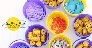 GoldieBlox Bash! My pink aisle disruption. | @mamamissblog #STEM #girlengineers #LookatGoldie #GoldieBlox