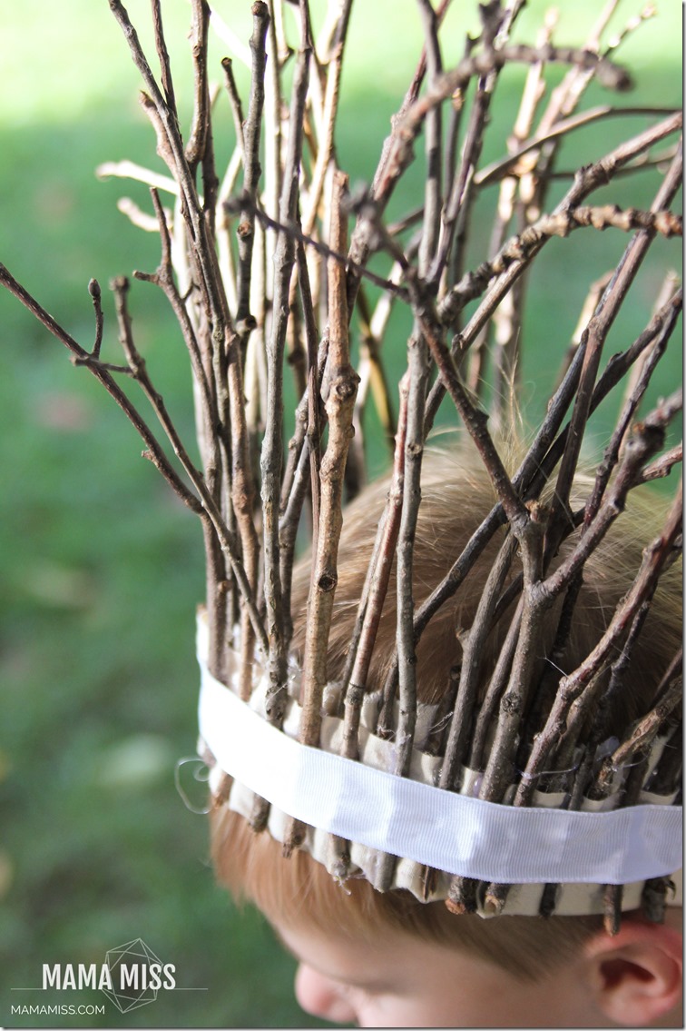 Fancy Stick Crown - inspired by nature, created for the imagination | @mamamissblog #juliadonaldson #stickman
