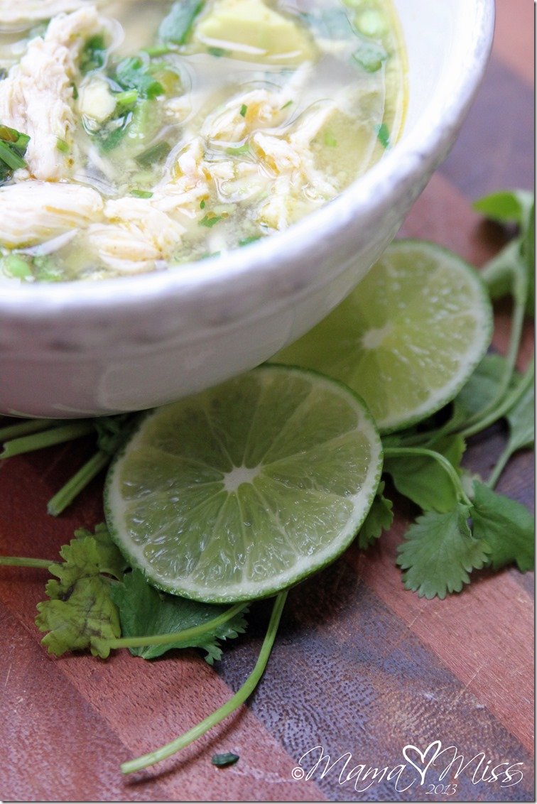 Chicken Avocado Soup - the perfect mouth-watering soup filled with avocados | @mamamissblog #avocadolove