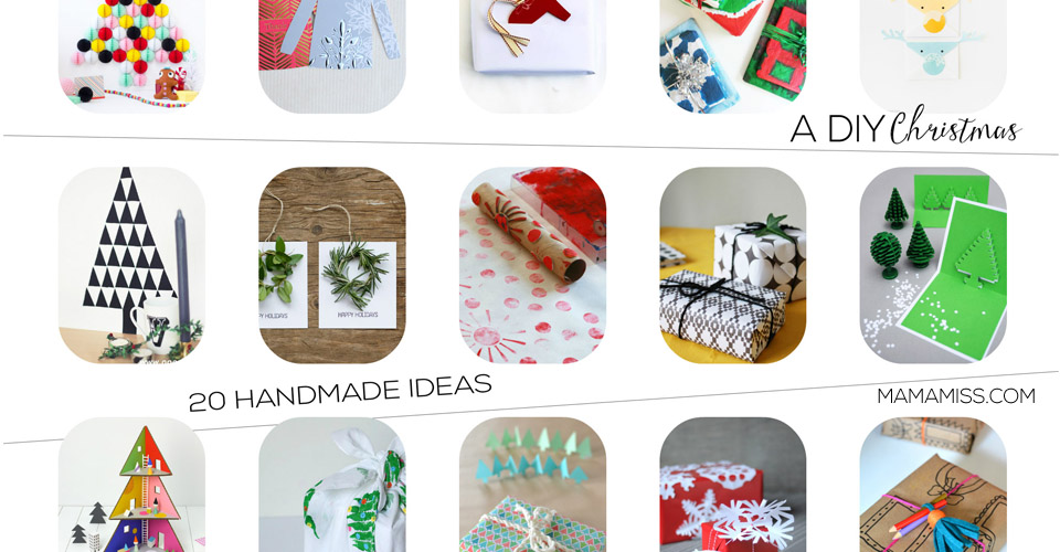 Spruce up the holiday this year with a DIY Christmas - 20 Handmade Ideas | @mamamissblog #handmadeholiday #diychristmas