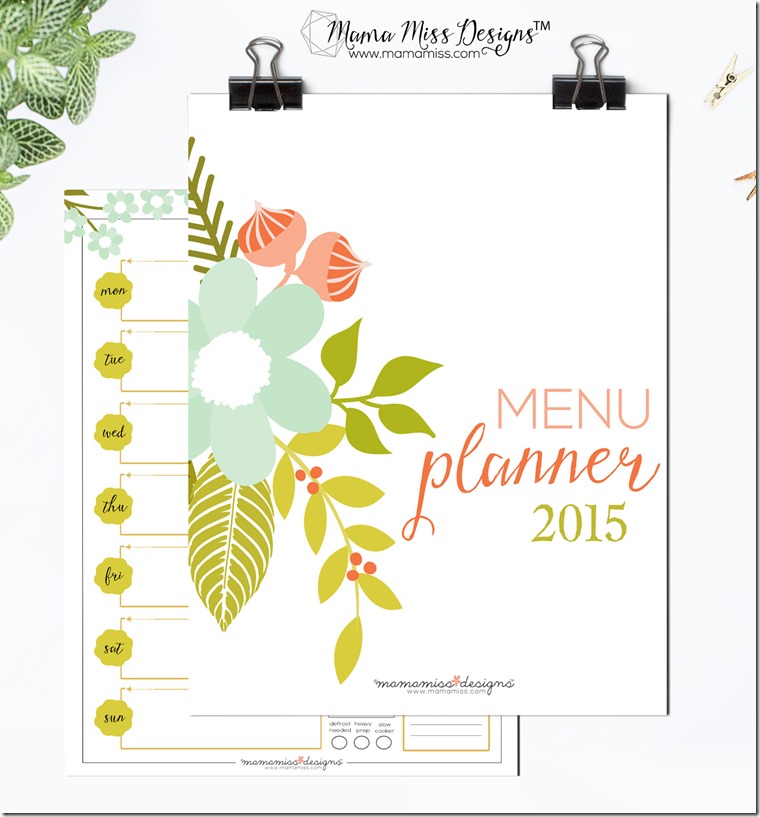 2015 Blogger Planner, Calendar, and Menu Planner - JUST RELEASED!!  @mamamissblog #blogplanner #2015calendar