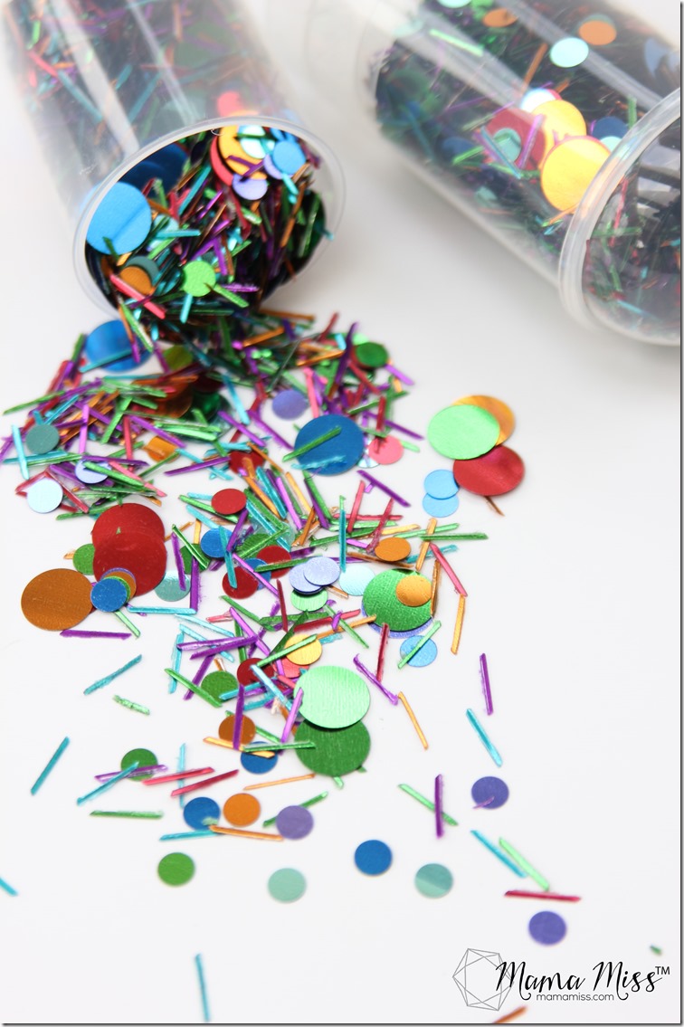 Confetti Party Popper - a super easy & super fun DIY! | @mamamissblog