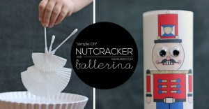 Celebrate the season with this SUPER SIMPLE Nutcracker & Ballerina kid-made craft with free printable | @mamamissblog #nutcracker #freeprintable