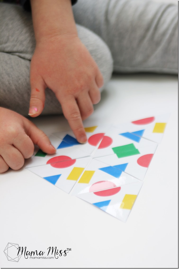 Inspired by Mouse Shapes - Create a Triangle Tessellation Puzzle | @mamamissblog ‪#‎vbcforkids‬ #bookactivities #freeprintable