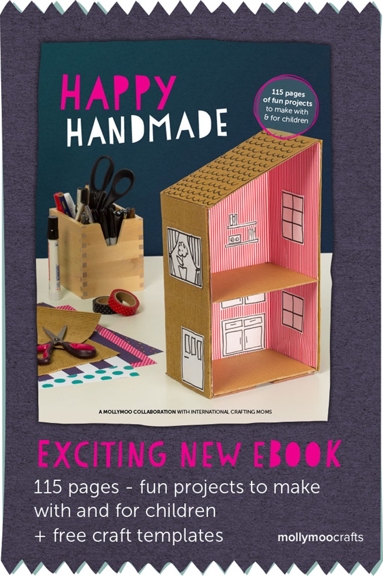 Happy Handmade is 115 pages of fun projects to make with and for children. | @mamamissblog