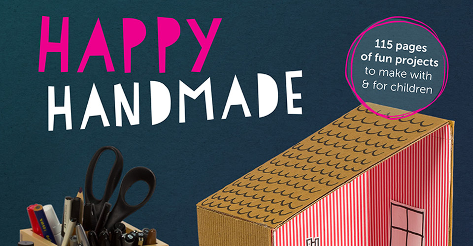 Happy Handmade is 115 pages of fun projects to make with and for children. | @mamamissblog