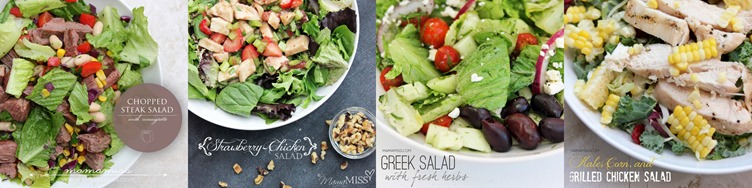 Looking for more salad yumminess?!  Try these, they are my favorites!! | @mamamissblog