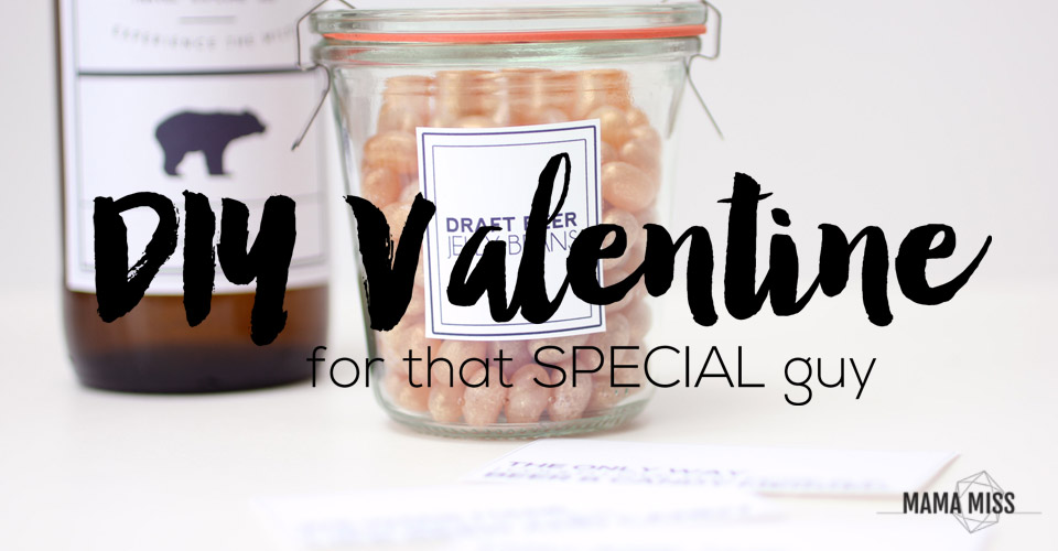 Some fun & simple printables to make a DIY Valentine for that special guy! | @mamamissblog #valentine