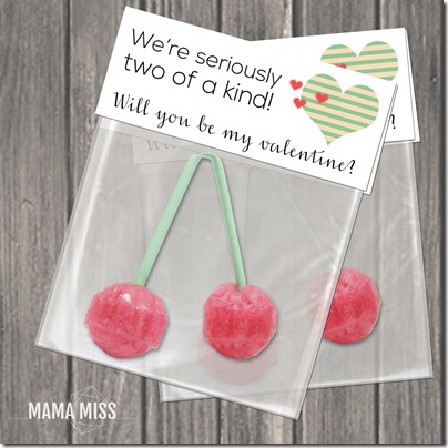 "Two Of A Kind" Valentine Printable - print & go for a quick kiddo valentine | @mamamissblog #classroom #valentines