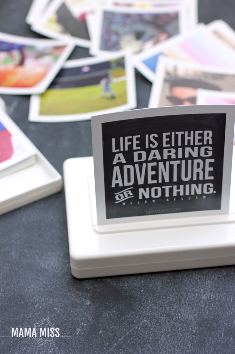 Simplest DIY Photo Display EVER - get your pics off your phone & printed!! | @mamamissblog