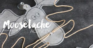 Celebrate the MOOSESTACHE with a simple & hilarious Moosetache Activity - let the laughs commence! From @mamamissblog