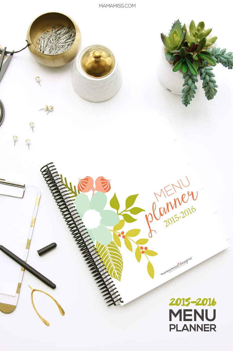 It's here, with an exclusive price - the Mid-Year 2015/2016 Blogger, Calendar, & Menu Planner @mamamissblog